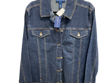 Jacket Denim By Karen Scott In Blue, Size: M Online Sale