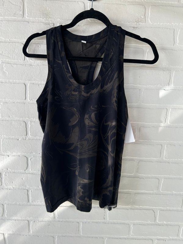 Athletic Tank Top By Lululemon In Black & Brown, Size: M Hot on Sale