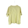 Athletic Top Short Sleeve By Champion In Yellow, Size: Xxl Supply