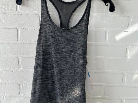 Athletic Tank Top By Lululemon In Black & Grey, Size: S For Discount