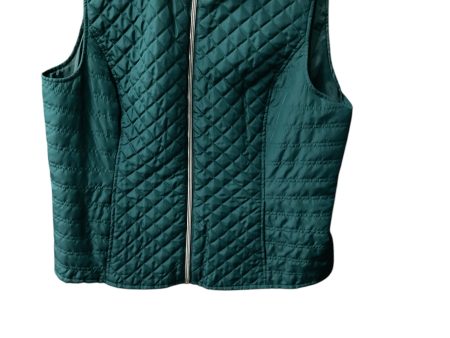 Vest Puffer & Quilted By Christopher And Banks In Teal, Size: L Sale